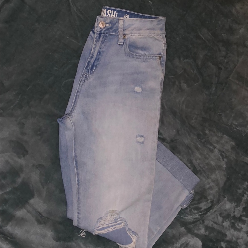 High waisted mom jeans